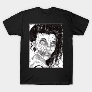 Zombie Girl 001 T-Shirt